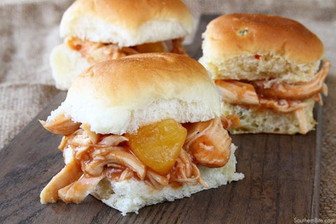 Crock Pot Hawaiian Chicken Sliders