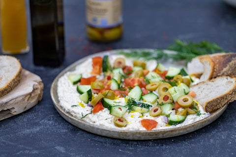 Whipped Feta Dip with Extra Virgin Olive Oil