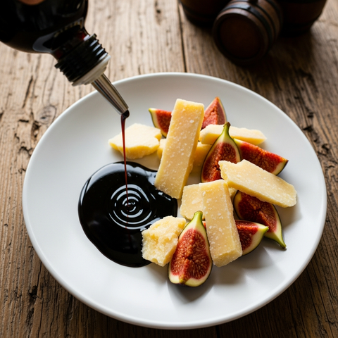 Vinegar (often apple or balsamic)