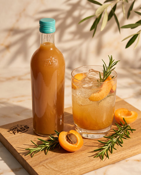 Apricot Rosemary Shrub