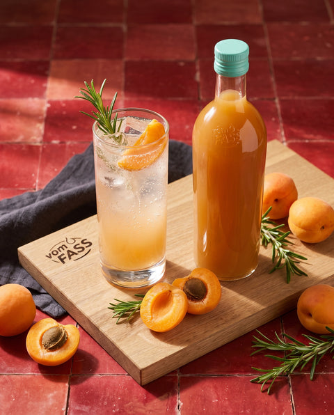 Apricot Rosemary Shrub